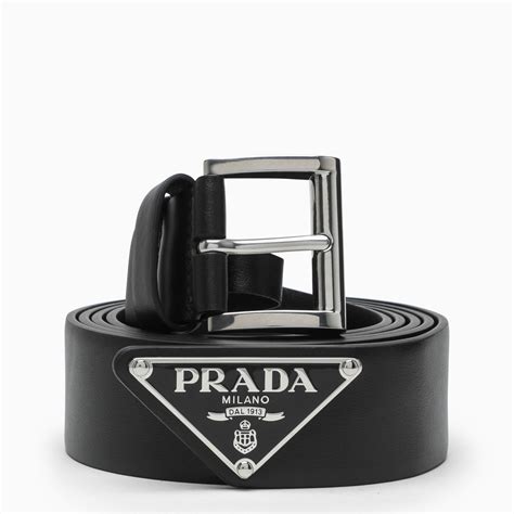 cintura prada uomo outlet|Cintura in pelle spazzolata Nero .